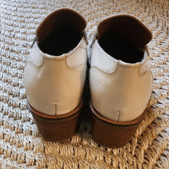 Aquatalia Creme Patent Loafer - Picture 4 of 6